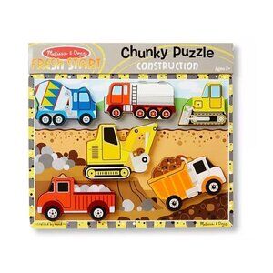 Melissa & Doug Construction Chunky Puzzle